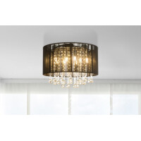Bagana Deckenleuchte Metall Verchromt, 8X G9 Led 2