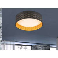 Globo 15229D7 Clarke Deckenleuchte Metall Weiß, Led 3