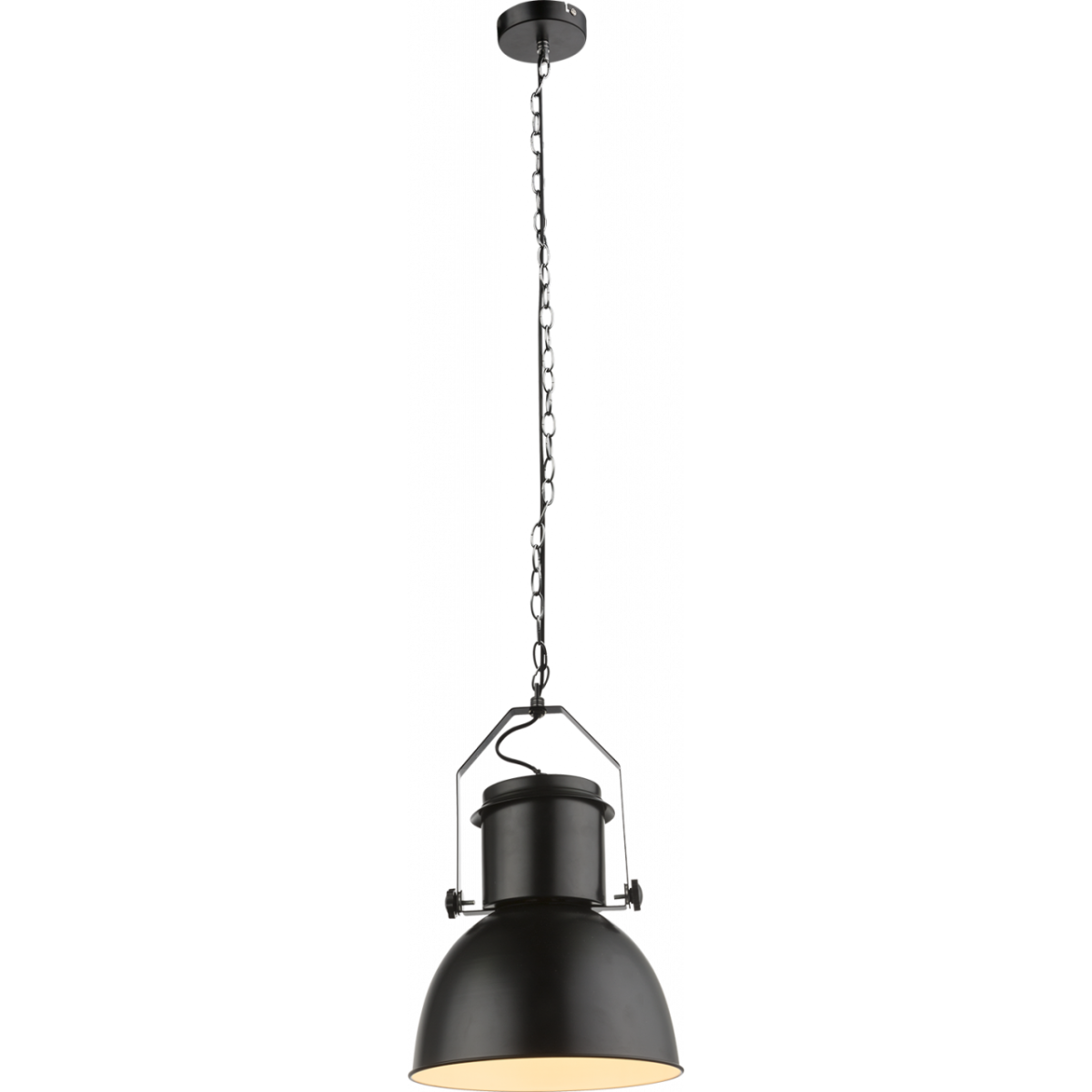 Kutum Hängeleuchte Metall Schwarz Matt, 1X E27
