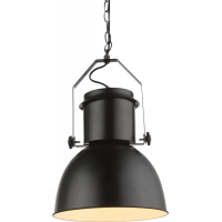 Kutum Hängeleuchte Metall Schwarz Matt, 1X E27 2