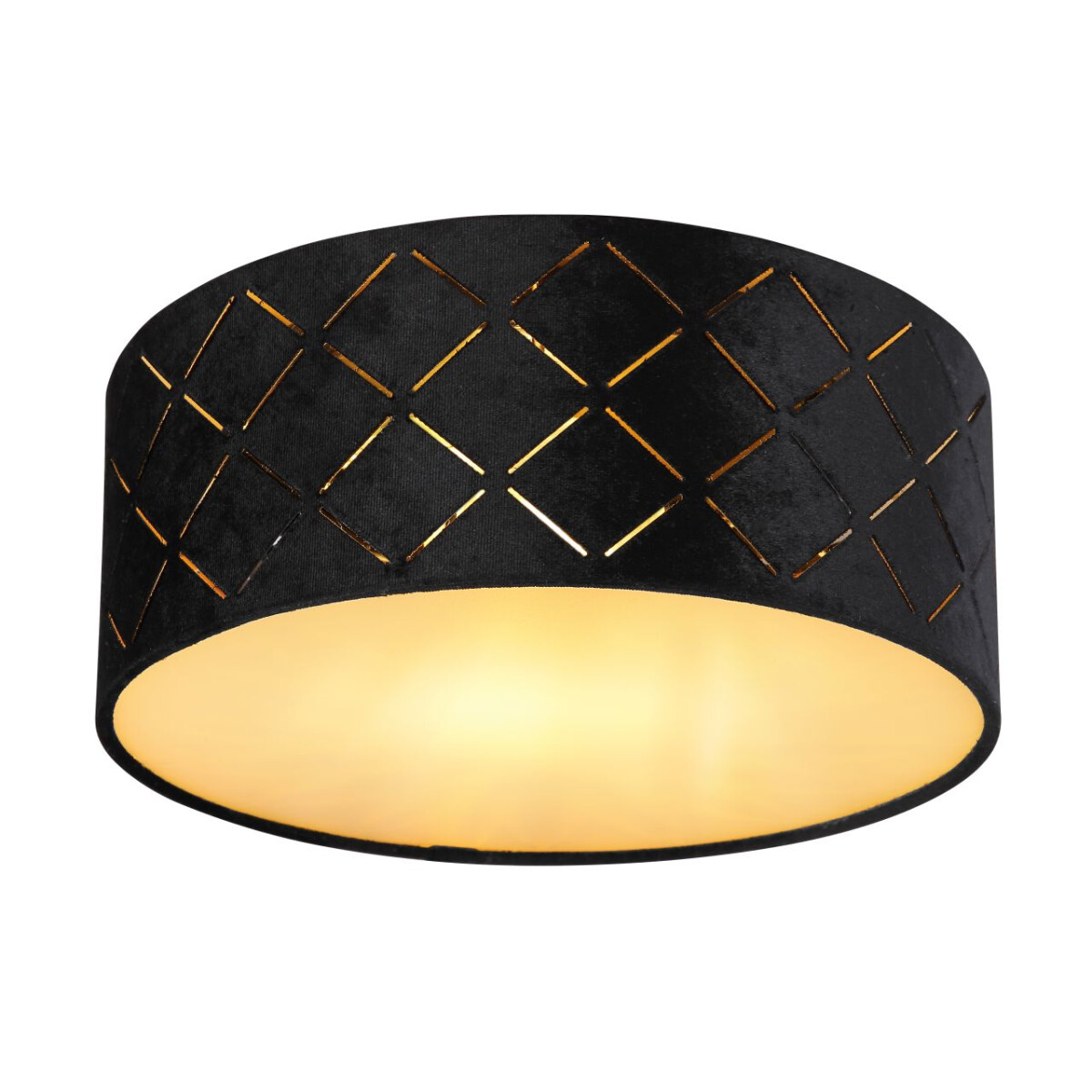 Sunna Deckenleuchte Metall Schwarz, 1X E27 Led