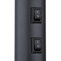 Globo 15334S4 Sunna Stehleuchte Metall Schwarz, 1X E27 5