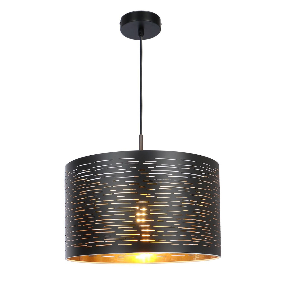 Tunno Hängeleuchte Metall Schwarz, 1X E27