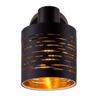 Globo 15342-1 Tunno Wandleuchte Metall Schwarz, 1X E14 4
