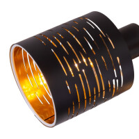 Globo 15342-3D Tunno Deckenleuchte Metall Schwarz, 3X E14 5