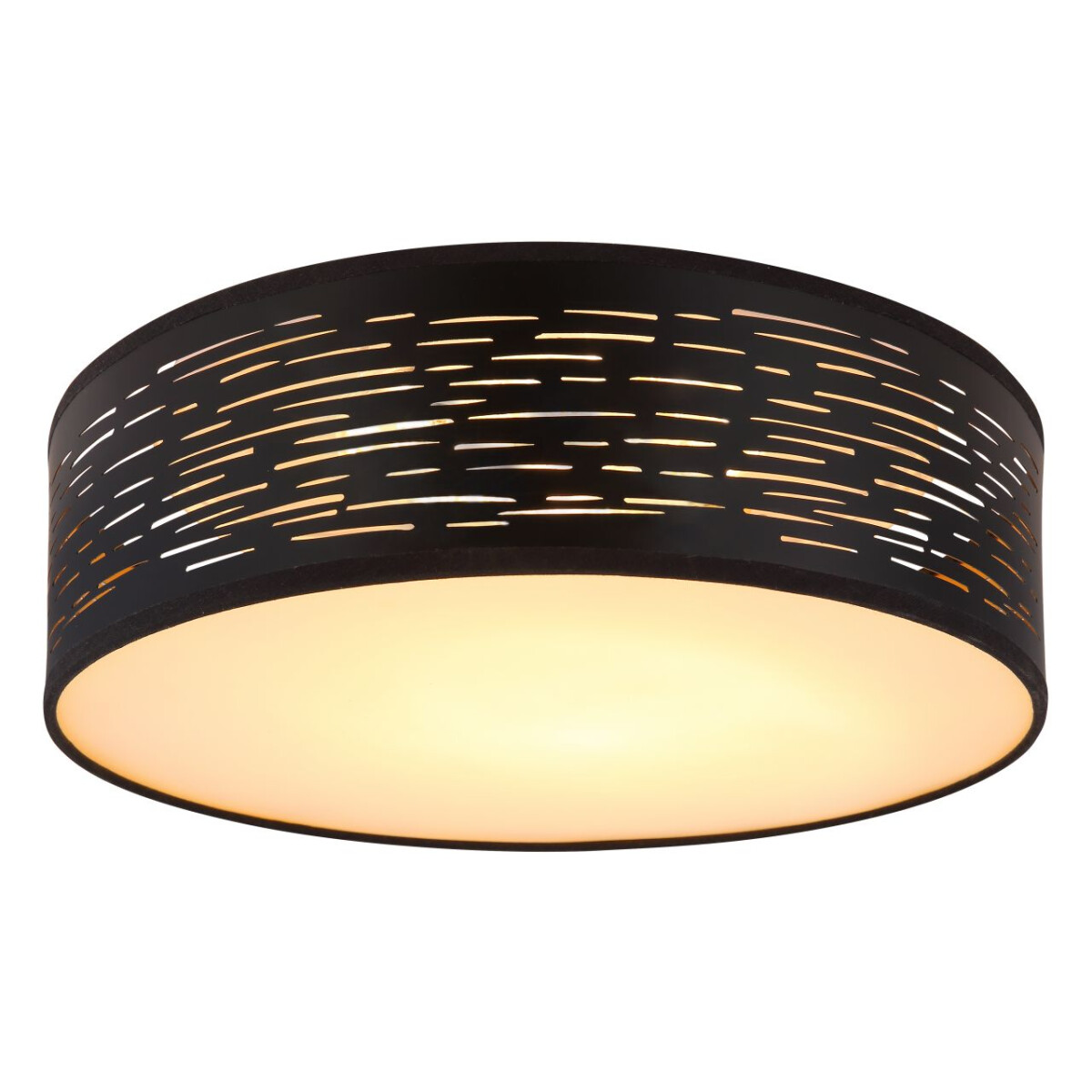 Tunno Deckenleuchte Metall Schwarz, Led