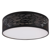 Globo 15342D1 Tunno Deckenleuchte Metall Schwarz, Led 3