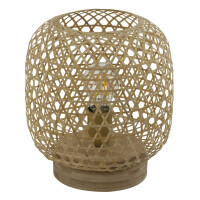 Globo 15367T Mirena Tischleuchte Bambus Naturfarben, 1X E27 
