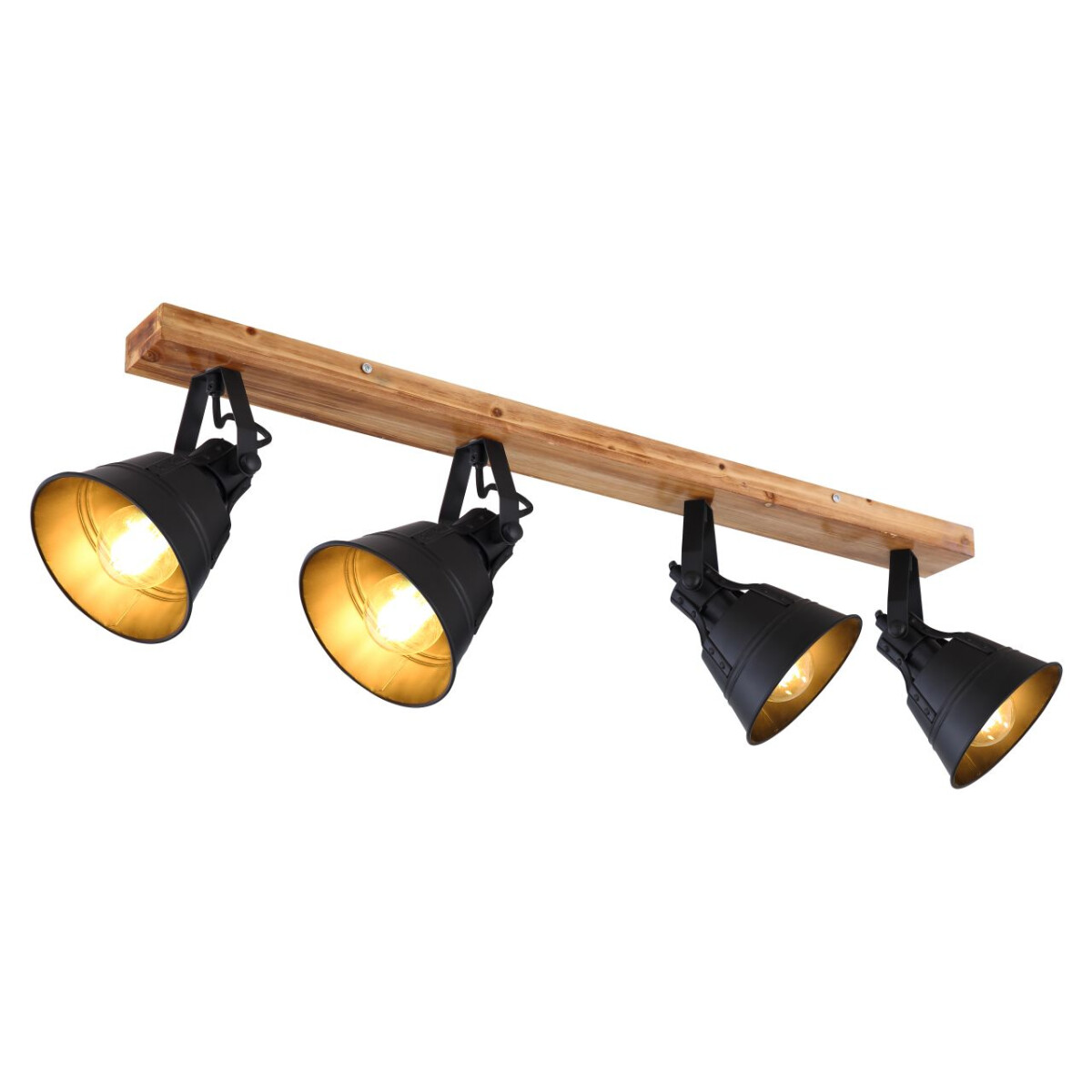 Günther Strahler Holz Braun, 4X E27