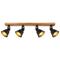 Günther Strahler Holz Braun, 4X E27 4
