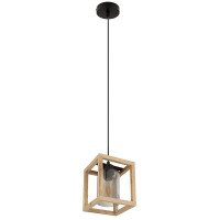 Pettey Hängeleuchte Metall Schwarz Matt, 1X E27 3