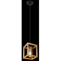 Pettey Hängeleuchte Metall Schwarz Matt, 1X E27 5