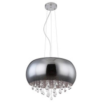 Globo 15809H1 Kalla Hängeleuchte Metall Verchromt, 5X E
