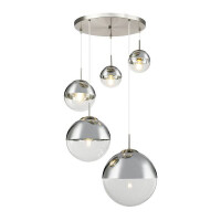 Globo 15851-5 Varus Hängeleuchte Metall, 3X E27 1