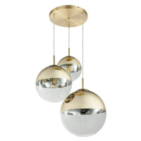 Globo 15855-3 Varus Hängeleuchte Metall, 3X E27 3