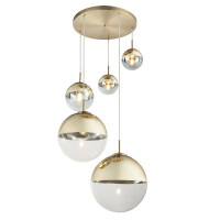 Globo 15855-5 Varus Hängeleuchte Metall, 3X E27 1