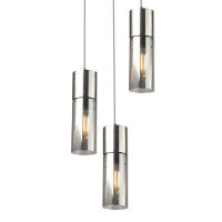 Globo 21000-3HN Annika Hängeleuchte Metall Nickel Matt,