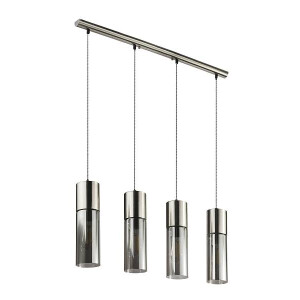 Annika Hängeleuchte Metall Nickel Matt, 4X E27