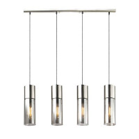 Globo 21000-4HN Annika Hängeleuchte Metall Nickel Matt,