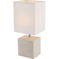 Geri Tischleuchte Keramik Beige, 1X E14 gallery