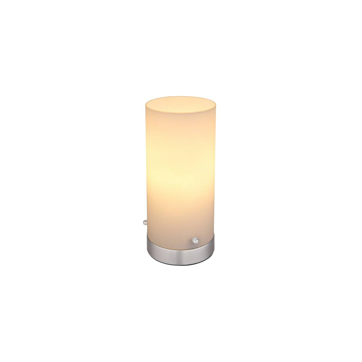 Cyli Tischleuchte Metall Nickel Matt, 1X E14 Led