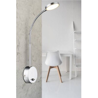 Pegasi Wandleuchte Aluminium Verchromt,  gallery