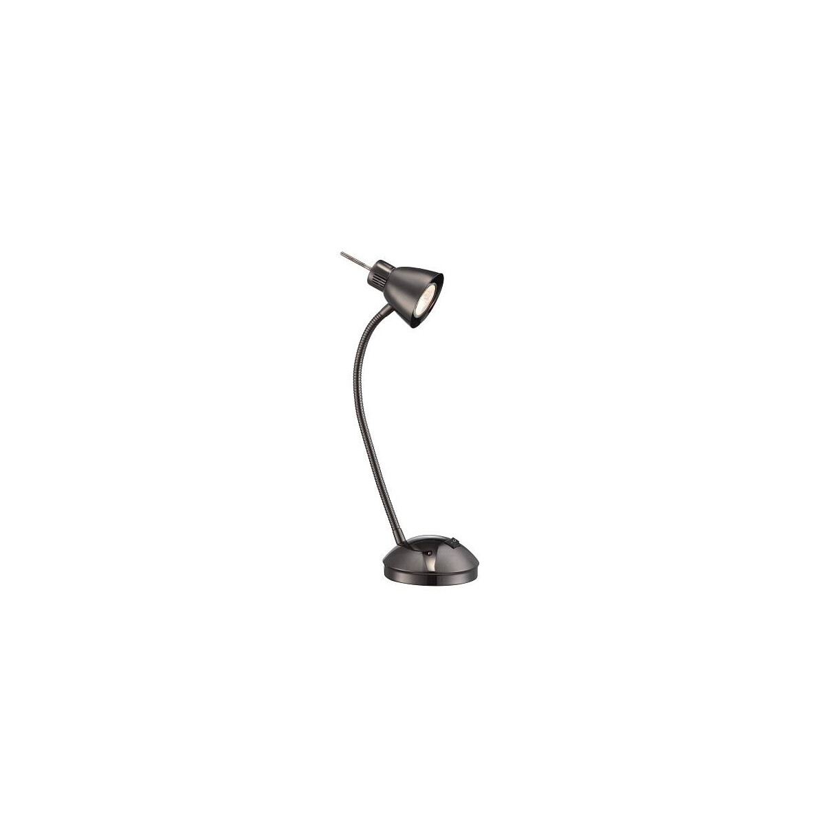 Nuova Tischleuchte Metall Schwarz, 1X Gu10 Led