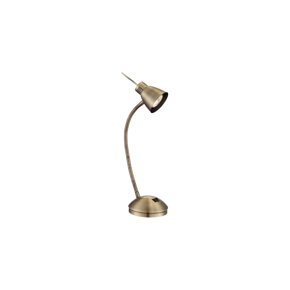 Nuova Tischleuchte Metall Altmessing, 1X Gu10 Led