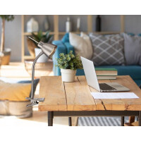 Nuova Tischleuchte Metall Nickel Matt, 1X Gu1