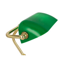 Globo 24917 Antique Tischleuchte Metall Messingfarben, 1X E1