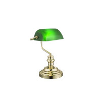 Globo 2491K Antique Tischleuchte Metall Messingfarben, 1X E2