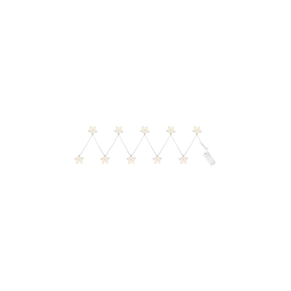 Led Lichterkette Metall Silberfarben, 10Xled Led Lichterkette Metall Silberfarben, 10X Led