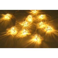 Globo 29861-10 Led Lichterkette Metall Silberfarben, 10Xled 