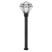 Horace Außenleuchte Edelstahl Schwarz, 1X E27 Led 2