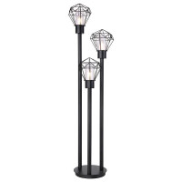 Horace Au&szlig;enleuchte Edelstahl Schwarz, 3X E27 Led