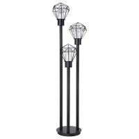 Horace Außenleuchte Edelstahl Schwarz, 3X E27 Led 2