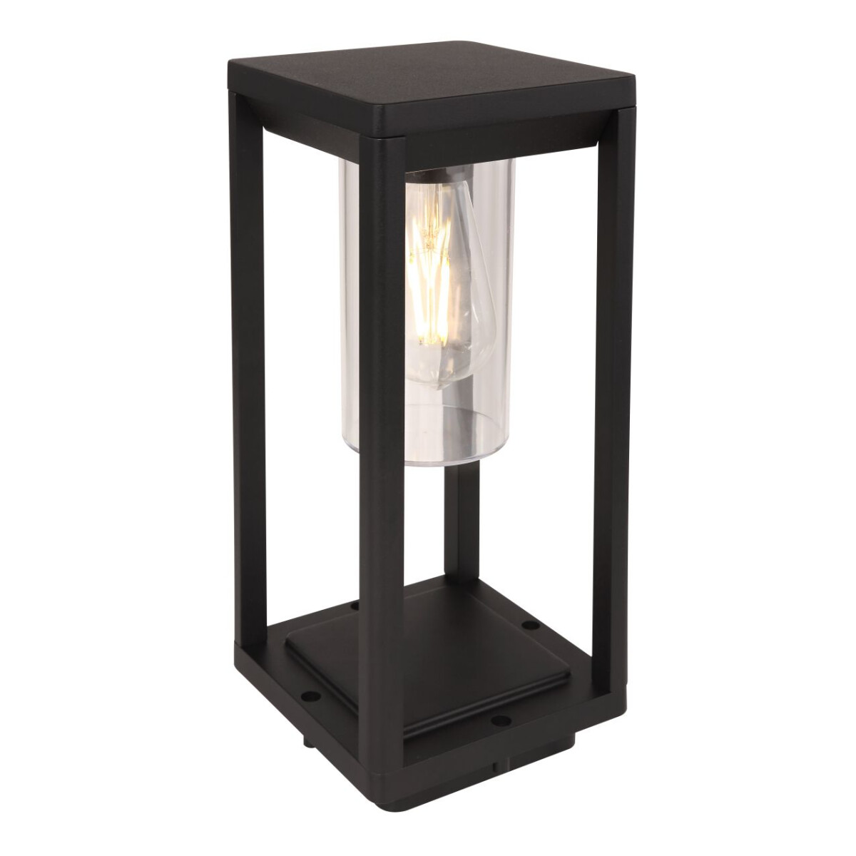 Candela Außenleuchte Aluminium Druckguss Schwarz Matt, 1X E27 Led