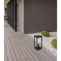 Candela Außenleuchte Aluminium Druckguss Schwarz Matt,