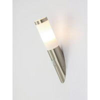 Globo 3157SLED Boston Led Außenleuchte Edelstahl, 1X E