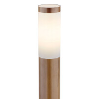 Globo 3159W Boston Außenleuchte Edelstahl Holzoptik, 1
