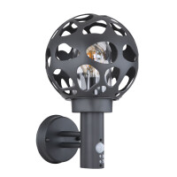 Hilario Außenleuchte Edelstahl Anthrazit, 1X E27 Led 4