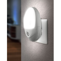 Chaser Wandleuchte Kunststoff Weiß, 4X Led 3