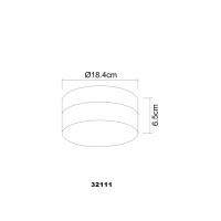 Vranos Außenleuchte Aluminium Silber Metallic, 1X E27 