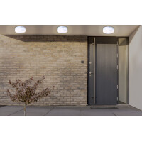 Vranos Außenleuchte Aluminium Silber Metallic, 2X E27 