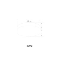 Vranos Außenleuchte Aluminium Silber Metallic, 2X E27 