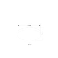 Vranos Außenleuchte Aluminium Silber Metallic, 3X E27 