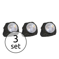 Solar Solarleuchte Kunststoff Grau, 2X L gallery