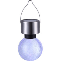 Globo 33058 Solar Solarleuchte Edelstahl, Rgb Led 5