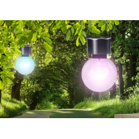 Solar Solarleuchte Edelstahl, Rgb Led 2