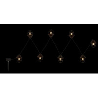Solarleuchte Metall Rostfarben, 8Xled Solarleuchte Metall Ro